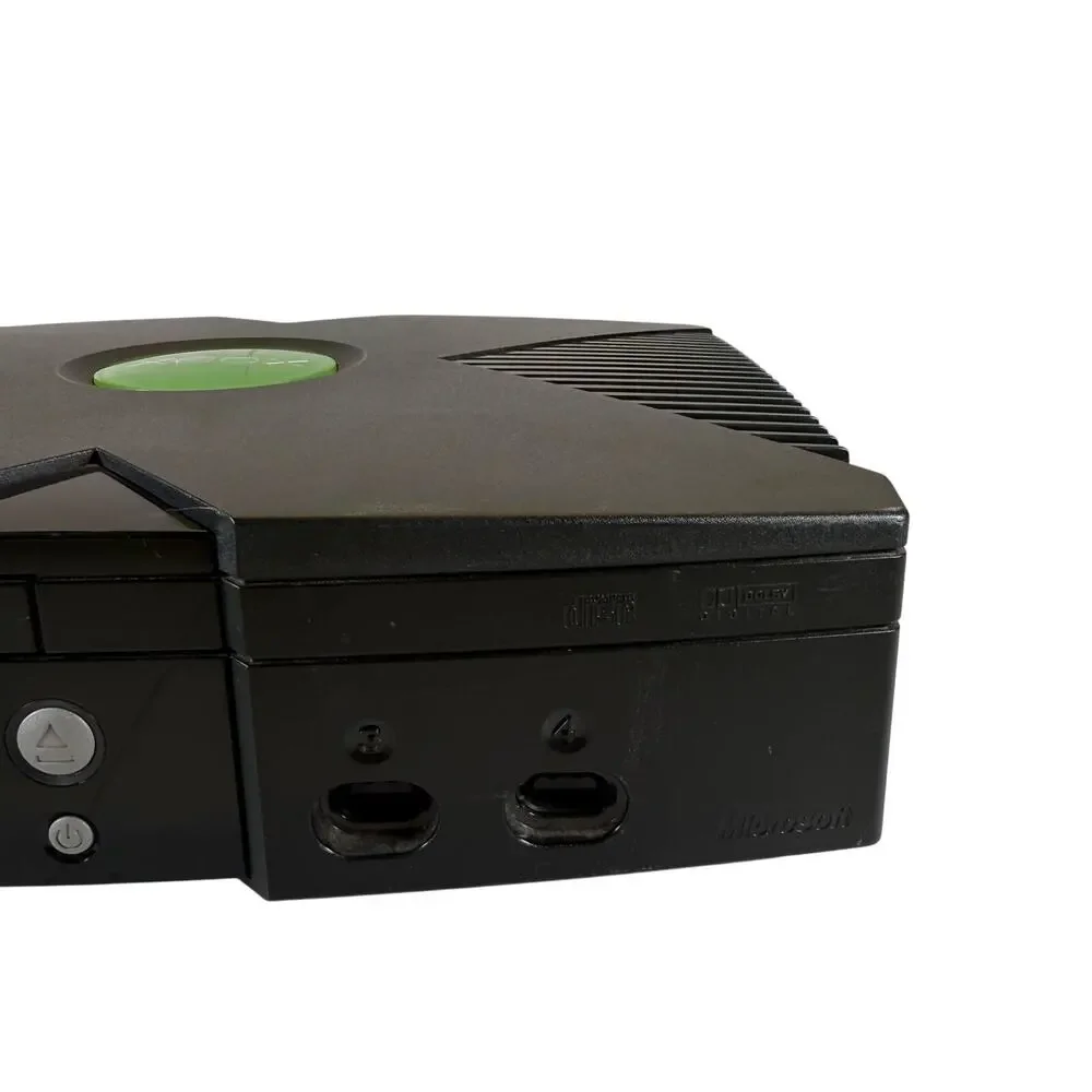 Microsoft Original Xbox For Parts And Repair, Power On, Disc Driver Stuck